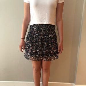 NEW Floral Mini Skirt